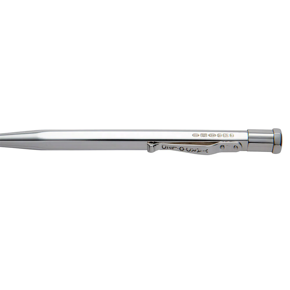 Yard O Led Diplomat Hexagonal Plain Sterling Silver Pencil - Image 4