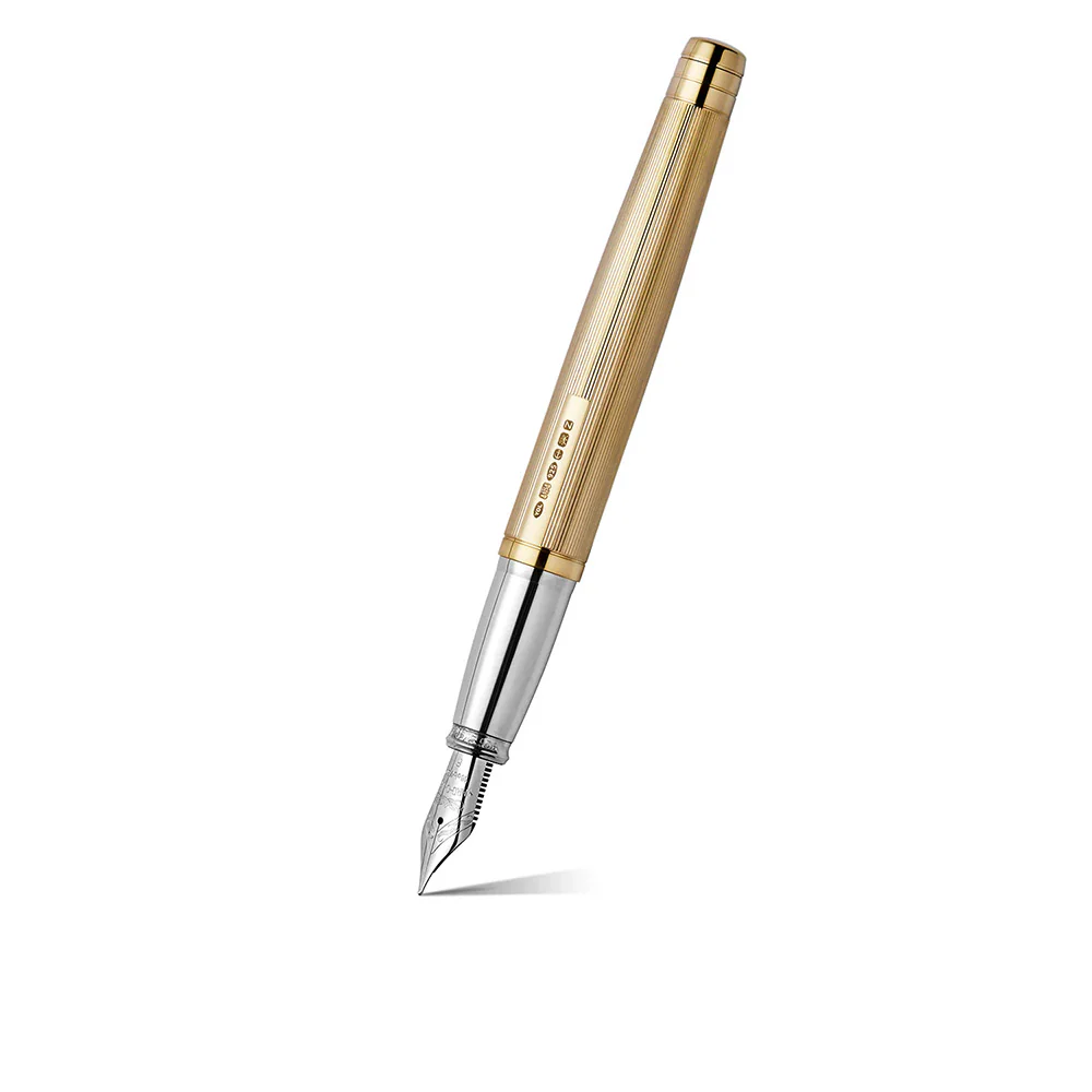 Yard O Led Pinstripe 72 Gold Grand Fountain Pen - Image 2