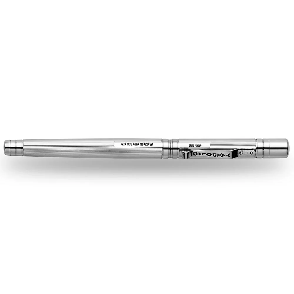 Yard O Led Pinstripe 72 Standard Sterling Silver Fountain Pen - Image 5