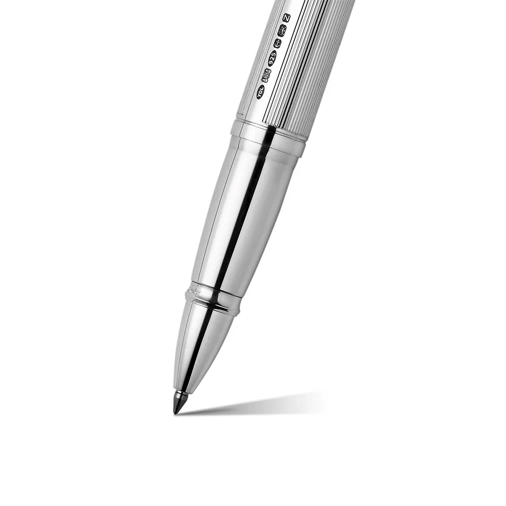 Yard O Led Pinstripe 72 Sterling Silver Grand Rollerball Pen - Image 3